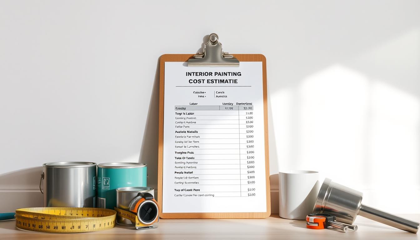 average cost to paint home interior